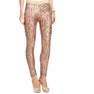 BCBG MAX AZRIA Shelby Sequined Leggings